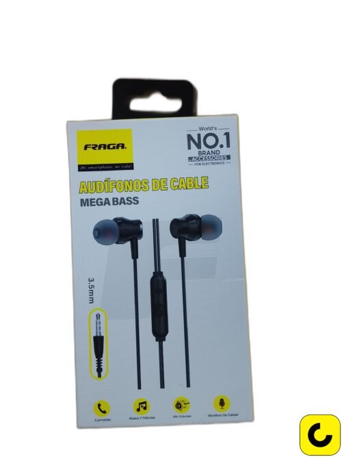 AUDIFONO MANOS LIBRES FRAGA MEGA BASS