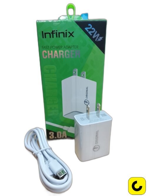 COMBO CARGADOR INFINIX 22W TIPO C