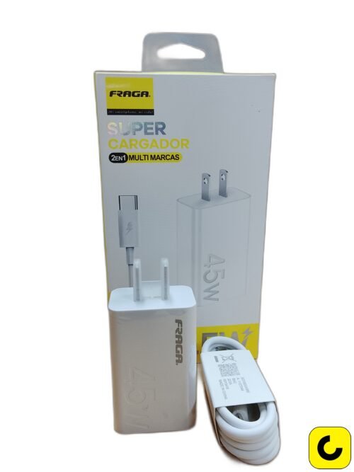 COMBO CARGADOR FRAGA 45W USB-C