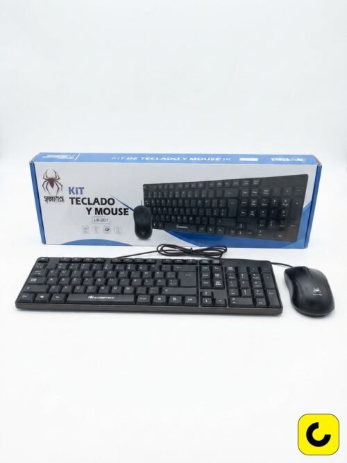 COMBO TECLADO Y MOUSE SPIDERTECH LK-201