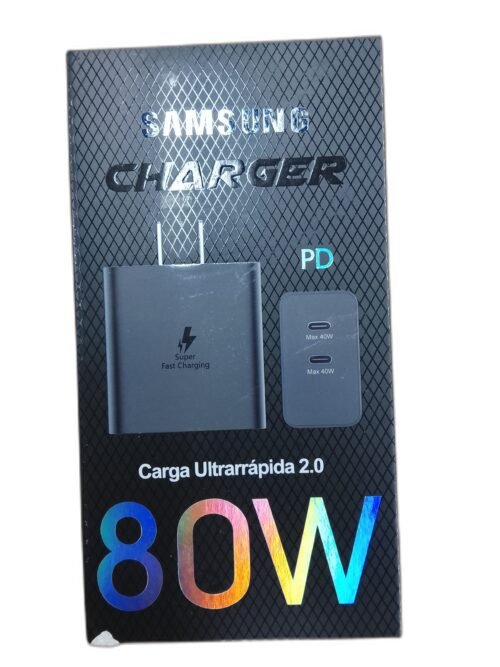 COMBO CARGADOR SAMSUNG 80W