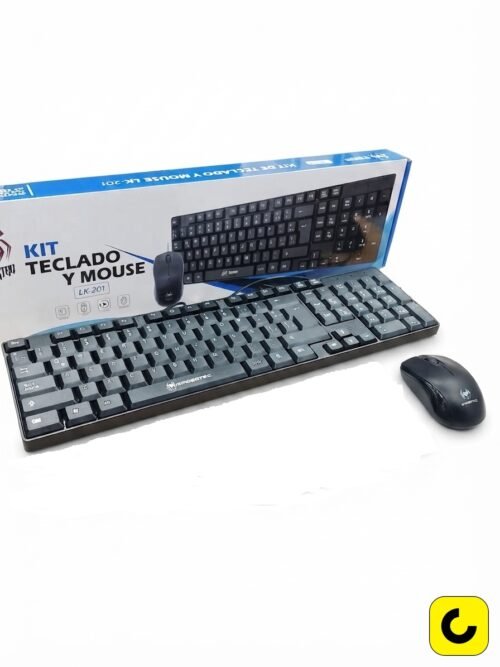 2 COMBO TECLADO Y MOUSE SPIDERTECH LK-201