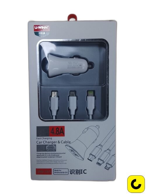 CARGADOR PARA CARRO CHARGER UW-A13 4.8A